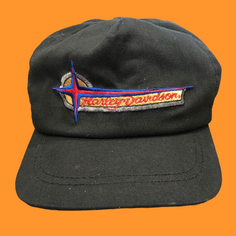 80s Vintage Harley Davidson Baseball Dad Cap